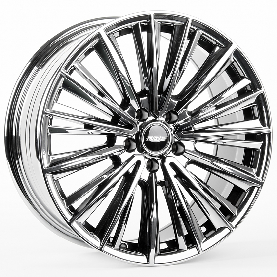 Литые диски 81073 Rays DW819-DS204 19 J8.5 ET35 5x120 67.1 чёрный хром: Фото 4