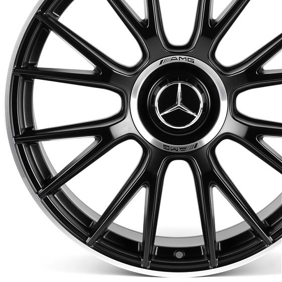 Литые диски 82595 Mercedes-Benz iVF-3294-H3294F 20 J9.5 ET43 5x112 66.5 чёрный матовый + полированны: Фото 2