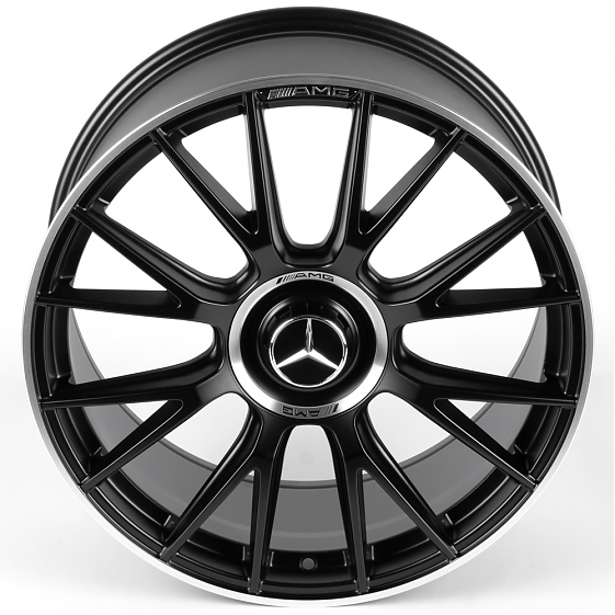 Литые диски 82595 Mercedes-Benz iVF-3294-H3294F 20 J9.5 ET43 5x112 66.5 чёрный матовый + полированны: Фото 3