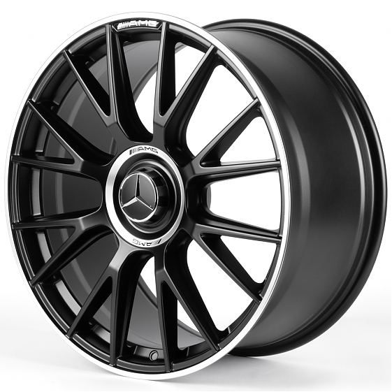 Литые диски 82595 Mercedes-Benz iVF-3294-H3294F 20 J9.5 ET43 5x112 66.5 чёрный матовый + полированны: Фото 5