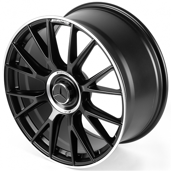 Литые диски 82595 Mercedes-Benz iVF-3294-H3294F 20 J9.5 ET43 5x112 66.5 чёрный матовый + полированны: Фото 6