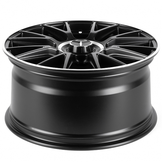 Литые диски 82595 Mercedes-Benz iVF-3294-H3294F 20 J9.5 ET43 5x112 66.5 чёрный матовый + полированны: Фото 7