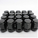 Гайка 20144 конус 14X1,5 чёрный HEX 21