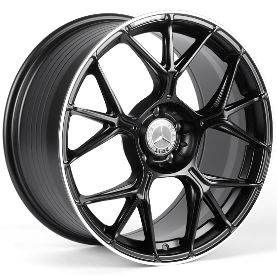 Литые диски 82132 Mercedes-Benz XL6003-DS345 19 J8.5 ET36 5x112 66.56 чёрный матовый + полированный : Фото 4
