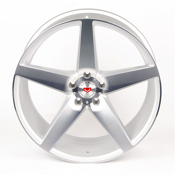 Литые диски 80501 Veemann BX08-SL076 20 J9 ET35 5x114.3 73.1 серебро + полированные спицы: Фото 3