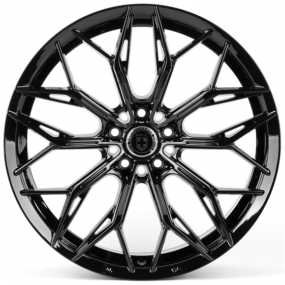 Литые диски 82432 HRE XF209 19 J8.5 ET35 5x112 66.56 чёрный глянцевый: Фото 1