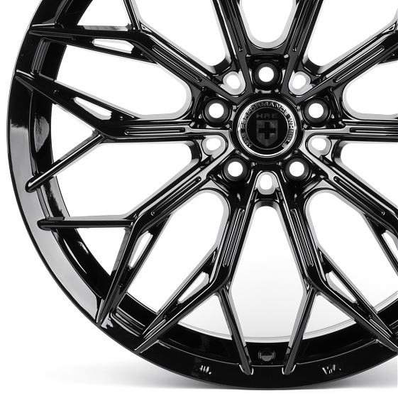 Литые диски 82432 HRE XF209 19 J8.5 ET35 5x112 66.56 чёрный глянцевый: Фото 2