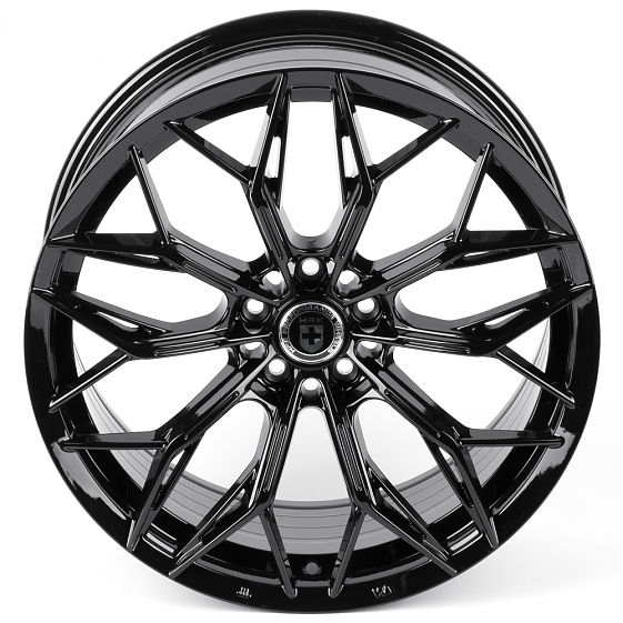 Литые диски 82432 HRE XF209 19 J8.5 ET35 5x112 66.56 чёрный глянцевый: Фото 3