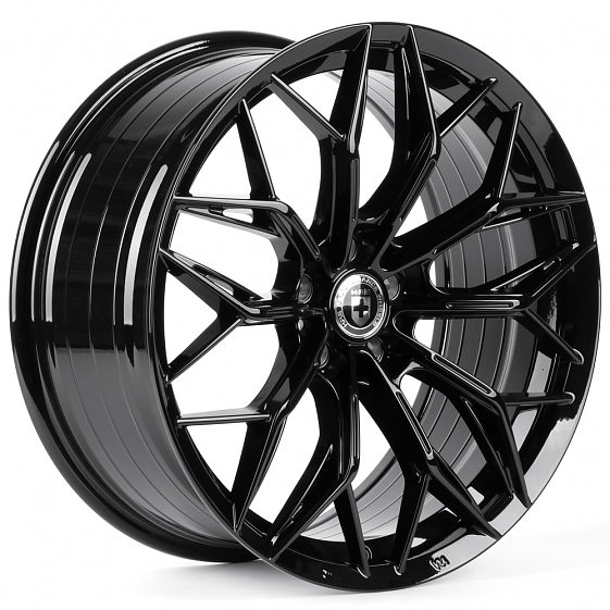 Литые диски 82432 HRE XF209 19 J8.5 ET35 5x112 66.56 чёрный глянцевый: Фото 4