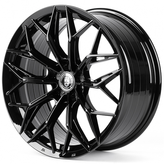 Литые диски 82432 HRE XF209 19 J8.5 ET35 5x112 66.56 чёрный глянцевый: Фото 5