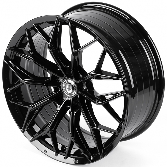 Литые диски 82432 HRE XF209 19 J8.5 ET35 5x112 66.56 чёрный глянцевый: Фото 6