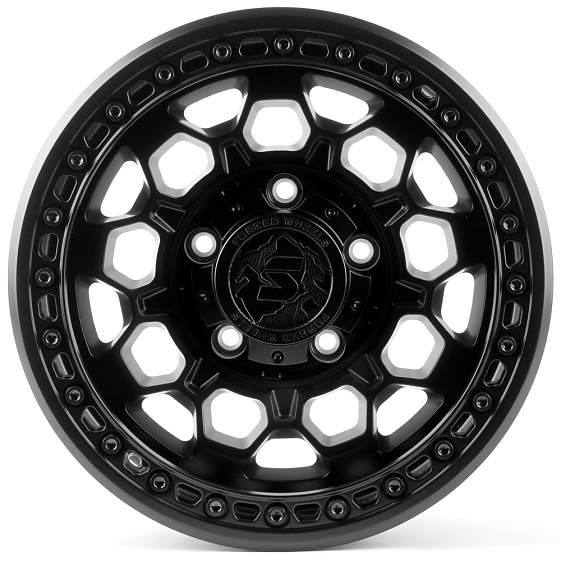 Кованые диски H241231D SKILL SB077-SK290 17 J9 ET-15 5x150 110.1 чёрный матовый: Фото 1