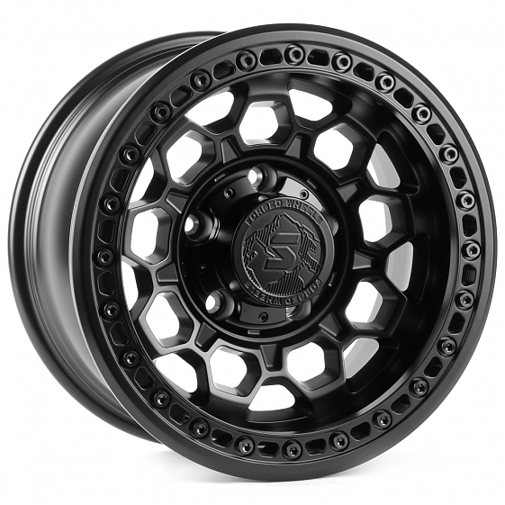 Кованые диски H241231D SKILL SB077-SK290 17 J9 ET-15 5x150 110.1 чёрный матовый: Фото 4