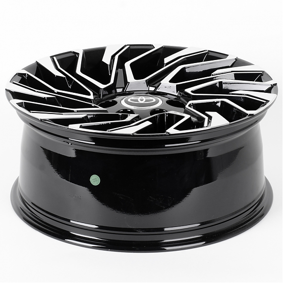 Литые диски 80958 Toyota HP964D-DS215 20 J8.5 ET25 6x139.7 106.1 чёрный глянцевый + полированные спи: Фото 7
