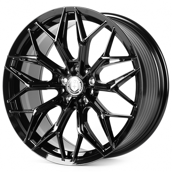 Литые диски 81645 HRE FC6006-CT508 19 J8.5 ET35 5x114.3 73.1 чёрный глянцевый: Фото 5