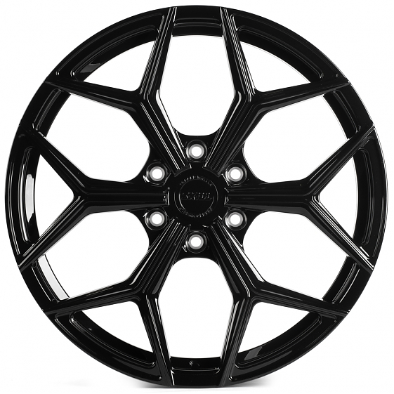Кованые диски H240927G SKILL SL401-SL086 21 J9 ET45 6x139.7 95.1 чёрный глянцевый: Фото 1
