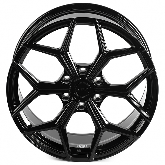 Кованые диски H240927G SKILL SL401-SL086 21 J9 ET45 6x139.7 95.1 чёрный глянцевый: Фото 3