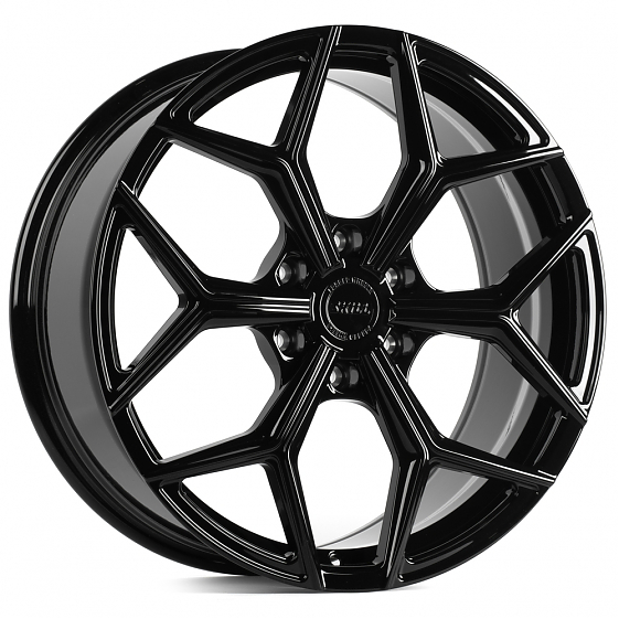 Кованые диски H240927G SKILL SL401-SL086 21 J9 ET45 6x139.7 95.1 чёрный глянцевый: Фото 4
