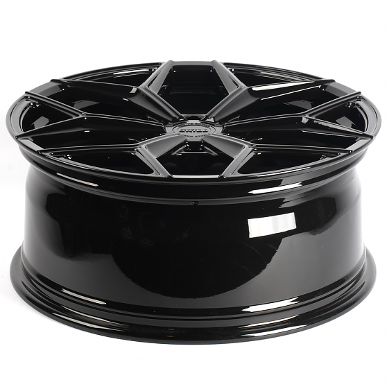 Кованые диски H240927G SKILL SL401-SL086 21 J9 ET45 6x139.7 95.1 чёрный глянцевый: Фото 7