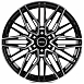 Кованые диски H250522E SKILL SV178-SK316 19 J8 ET46 6x114.3 67.1 чёрный глянцевый + полированные спи