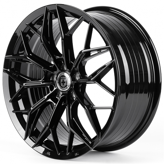 Литые диски 82422 HRE XF209 18 J8 ET40 5x100 73.1 чёрный глянцевый: Фото 5