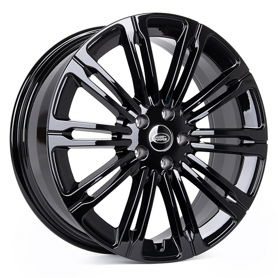 Кованые диски H231102T SL368-DS225 21 J8.5 ET43.5 5x120 72.6 чёрный глянцевый: Фото 4
