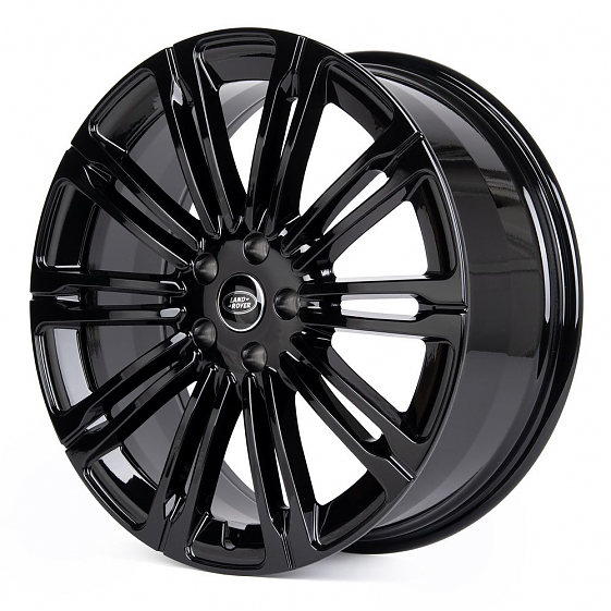 Кованые диски H231102T SL368-DS225 21 J8.5 ET43.5 5x120 72.6 чёрный глянцевый: Фото 5