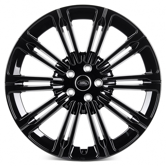 Кованые диски H231102S SL368-DS236 22 J9.5 ET42.5 5x120 72.6 чёрный глянцевый: Фото 1