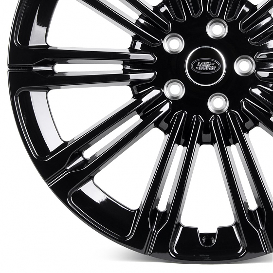 Кованые диски H231102S SL368-DS236 22 J9.5 ET42.5 5x120 72.6 чёрный глянцевый: Фото 2