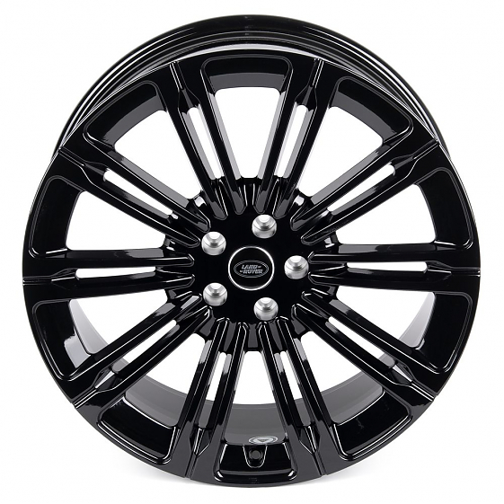 Кованые диски H231102S SL368-DS236 22 J9.5 ET42.5 5x120 72.6 чёрный глянцевый: Фото 3