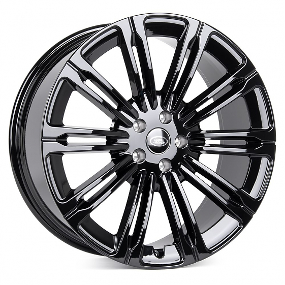 Кованые диски H231102S SL368-DS236 22 J9.5 ET42.5 5x120 72.6 чёрный глянцевый: Фото 4