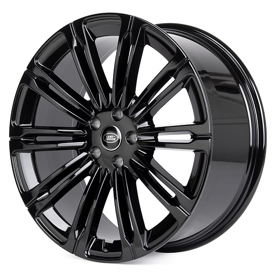 Кованые диски H231102S SL368-DS236 22 J9.5 ET42.5 5x120 72.6 чёрный глянцевый: Фото 5