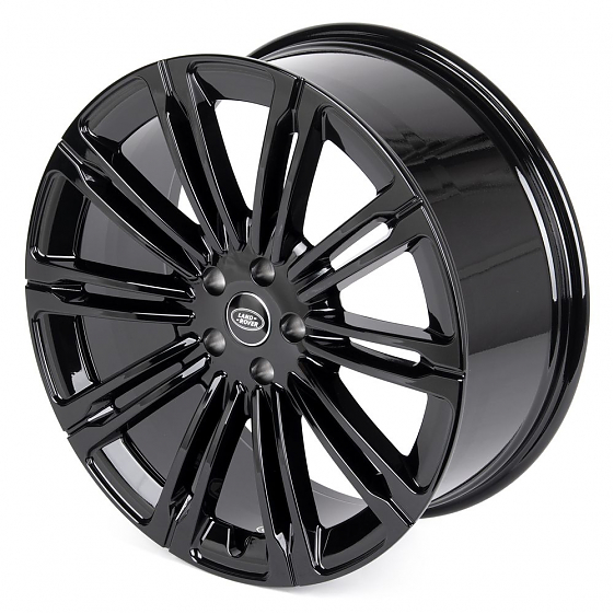 Кованые диски H231102S SL368-DS236 22 J9.5 ET42.5 5x120 72.6 чёрный глянцевый: Фото 6