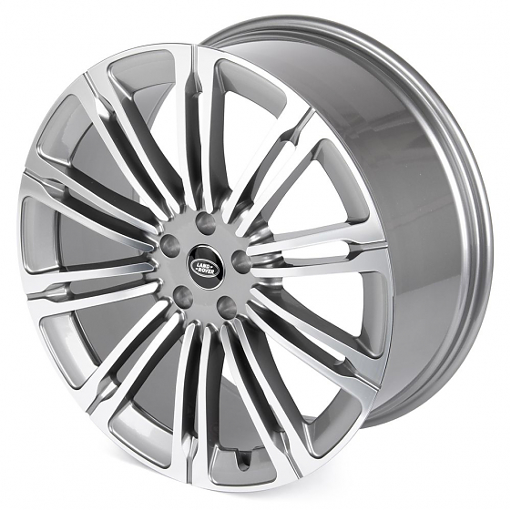Кованые диски H260119S SKILL SL368-CS443 22 J9.5 ET42.5 5x120 72.6 графит глянцевый + полированные с: Фото 6