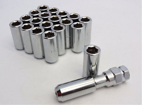 Комплект гаек 20085 Max Guard конус 12x1,5 40mm серебро HEX внутренний: Фото 3