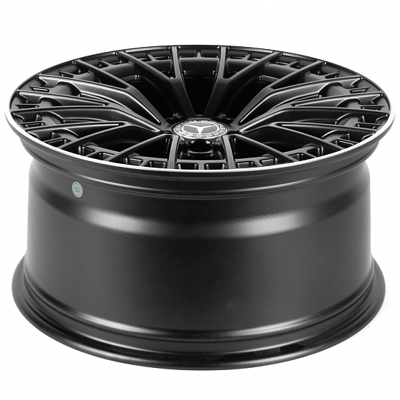 Литые диски 82065 Mercedes-Benz iVF-3399-DS347 19 J9.5 ET43 5x112 66.56 чёрный матовый + полированны: Фото 7