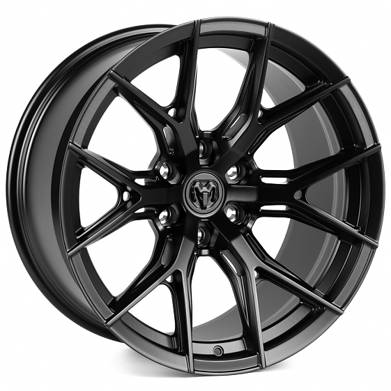 Кованые диски H241206W SV110-SK335 20 J10 ET-10 6x139.7 77.8 чёрный матовый: Фото 4