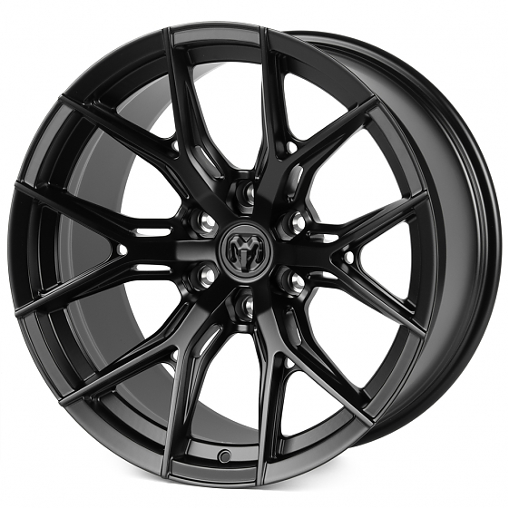 Кованые диски H241206W SV110-SK335 20 J10 ET-10 6x139.7 77.8 чёрный матовый: Фото 5