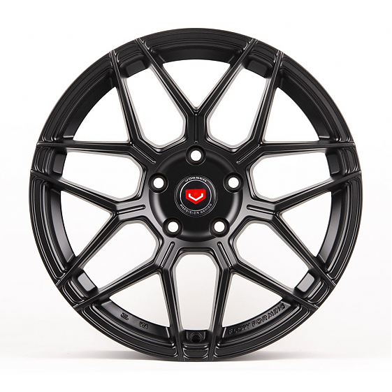 Литые диски 80783 Vossen BY06-SK154 17 J7.5 ET35 5x112 66.6 чёрный матовый: Фото 1