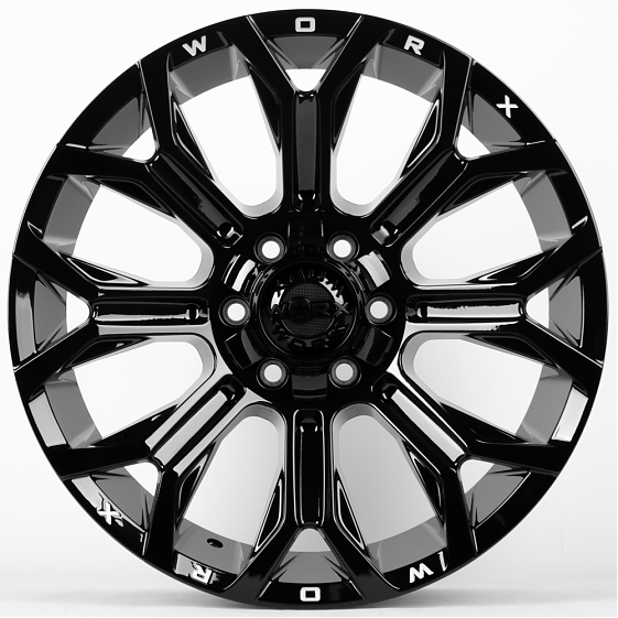 Литые диски 80330 WORX 821 20 J9 ET18 6x135/6x139.7 106.1 чёрный: Фото 1