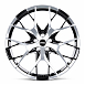 Кованые диски H260119E SKILL SL163-SV465 21 J8.5 ET30 5x114.3 60.1 чёрный глянцевый + полировка