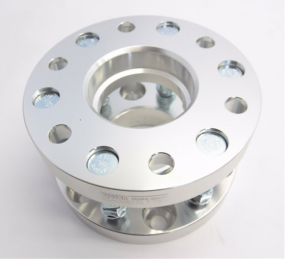 Проставка 41080 ATVL 6x114.3 66,1/66,1 12x1,25 25mm серебро: Фото 1