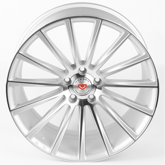 Литые диски 81501 Vossen BZ01-FG597 19 J9.5 ET38 5x112 66.6 серебро + полированные спицы: Фото 3