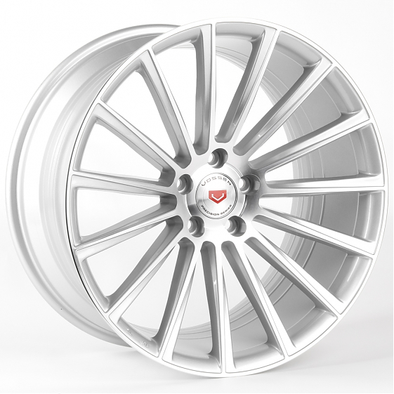 Литые диски 81501 Vossen BZ01-FG597 19 J9.5 ET38 5x112 66.6 серебро + полированные спицы: Фото 6