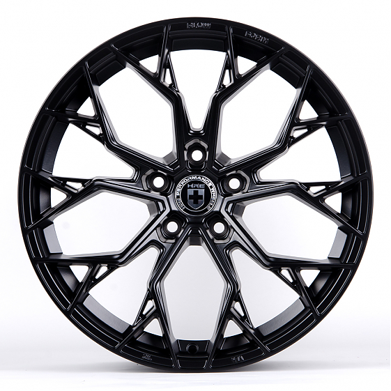 Литые диски 80872 HRE 5569X-SV282 18 J8.5 ET38 5x114.3 73.1 чёрный матовый: Фото 1
