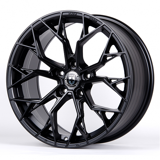Литые диски 80872 HRE 5569X-SV282 18 J8.5 ET38 5x114.3 73.1 чёрный матовый: Фото 4