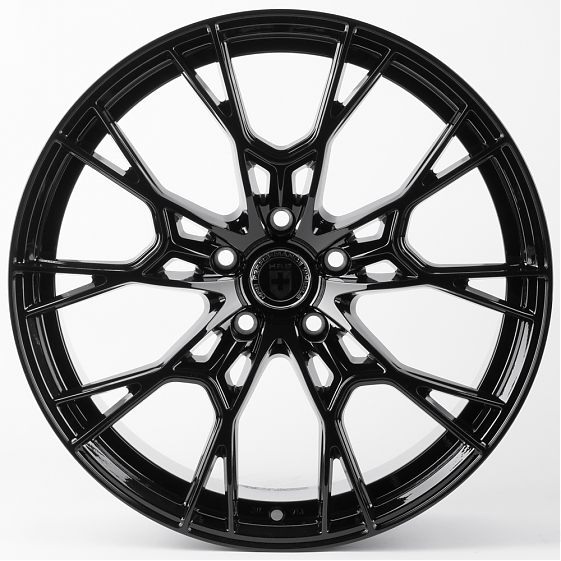 Литые диски 81796 HRE FC6002-SM185 19 J8.5 ET35 5x114.3 73.1 чёрный глянцевый: Фото 1