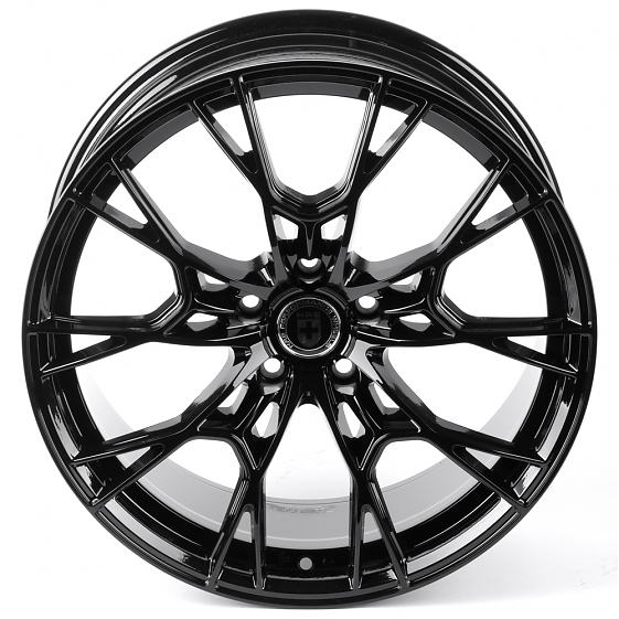 Литые диски 81796 HRE FC6002-SM185 19 J8.5 ET35 5x114.3 73.1 чёрный глянцевый: Фото 3