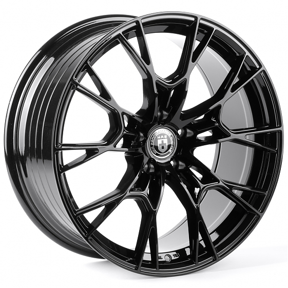 Литые диски 81796 HRE FC6002-SM185 19 J8.5 ET35 5x114.3 73.1 чёрный глянцевый: Фото 4