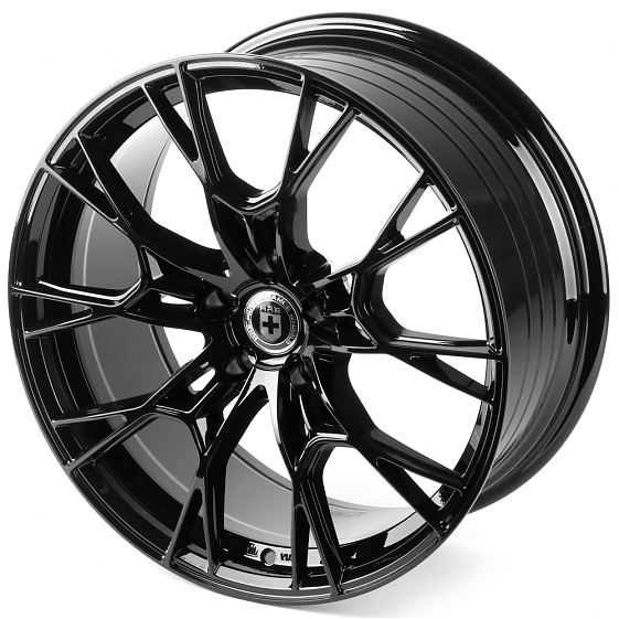 Литые диски 81796 HRE FC6002-SM185 19 J8.5 ET35 5x114.3 73.1 чёрный глянцевый: Фото 6